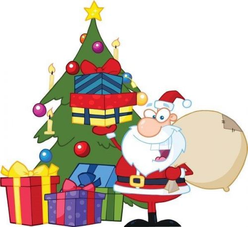 30 Custom Holiday Gift Santa Personalized Address Labels