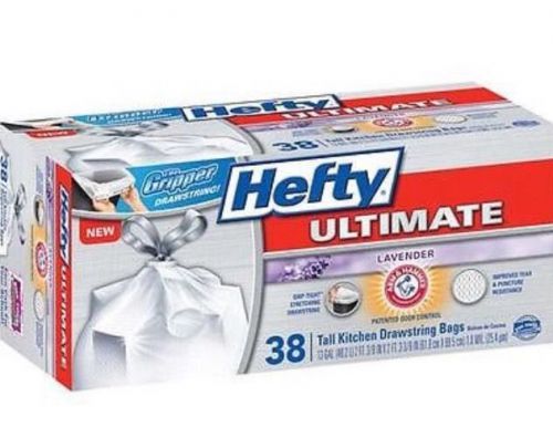Hefty 13 Gal Tall Lavender Kitchen Waste Bags (38 Count)