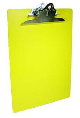 Saunders Recycled Plastic Clipboard Standard Clip Antimicrobial Yellow