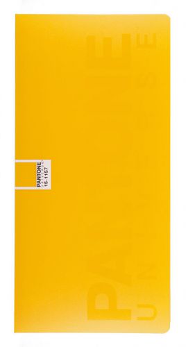 Pantone Large Glossy Card Holder  - Flame Orange