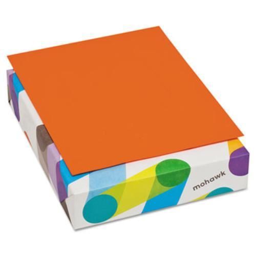 Mohawk 472608 britehue multipurpose colored paper, 20lb, 8-1/2 x 11, orange, 500 for sale