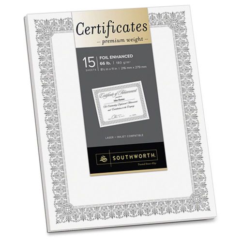 Southworth Fleur Design Premium Certificates: 4 Models