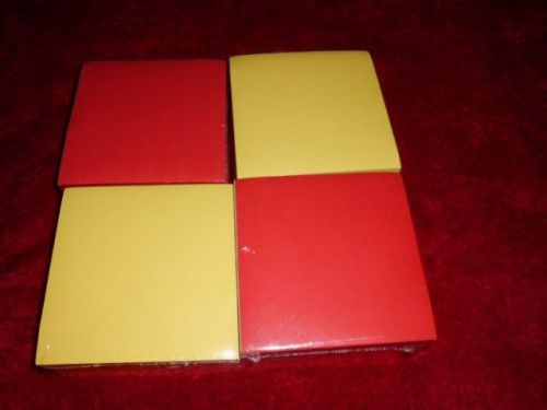4 pack ordning &amp; reda red and yellow note pad paper stockholm swedish design new for sale
