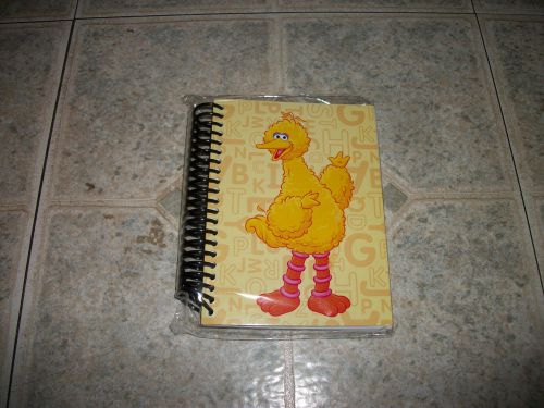 *NEW IN PACKAGE* ~SESAME STREET DOODLE NOTE BOOK PAD RING BINDER LINED BIG BIRD~
