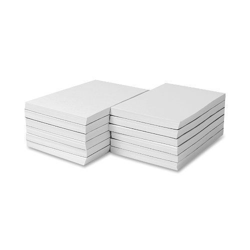NEW Sparco Memorandum Pads, Plain, 16 lb., 3 x 5 Inches, 100 Sheets, White- 12