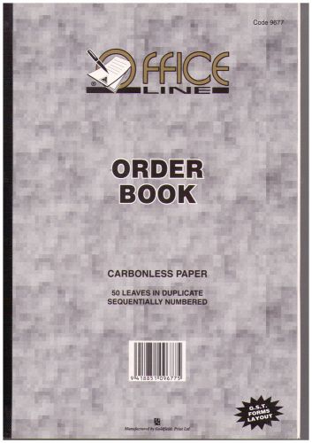 Office Line Order Book - Carbonless 50 Leaf Duplicate