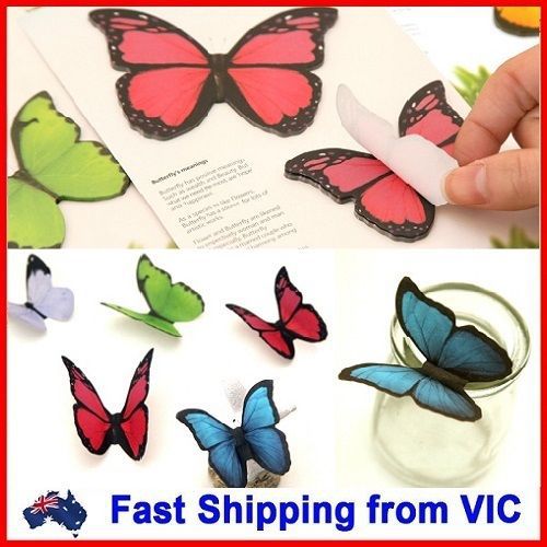Butterfly Sticky Notes Paper Novelty School Office Gift Cute Cartoon Stationery