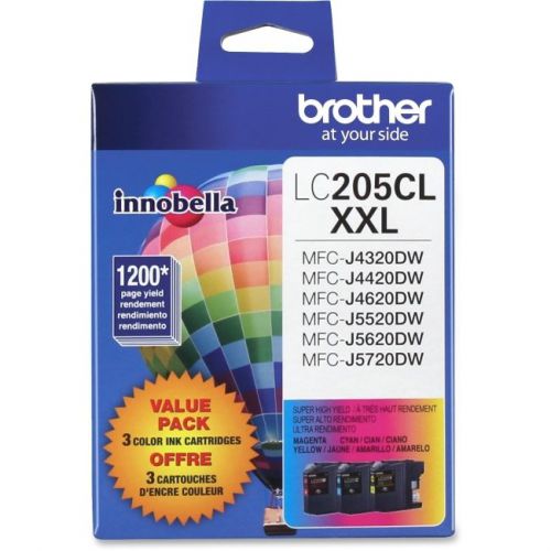 Brother int l (supplies) lc2053pks 3pk cyan magenta for sale