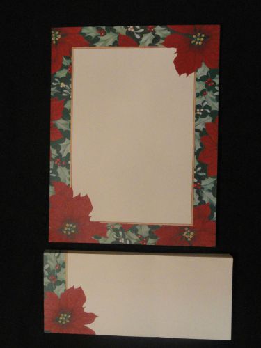 Poinsetta Paper (8 1/2x 11) &amp;Envelopes