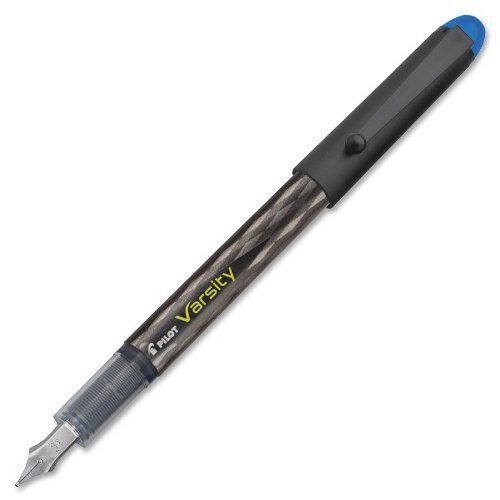 NEW New Design, Pilot Varsity Fountain Pen 90011, Blue Ink, Box of 12 Pens