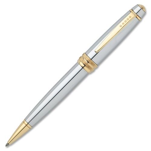 Cross Cross Bailey Executive-styled Chrome Ballpoint Pen - Chrome Ink - 1 Ea