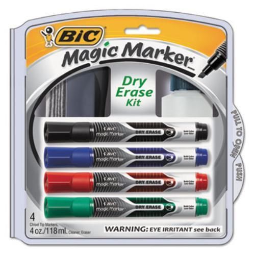 Bic Corporation DETKITP61 Magic Marker Low Odor &amp; Bold Writing Tank Style Dry