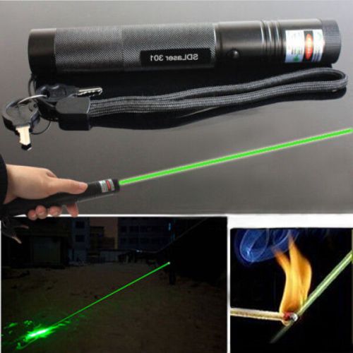 High quality 5mw powerful light beam 532nm bright green laser pointer pen 1pc for sale