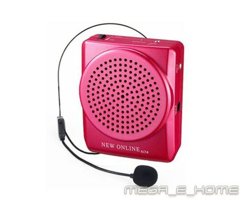 Portable rechargeable voice amplifier microphone loudspeaker for guiding speech for sale