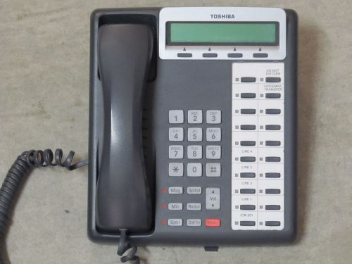 Toshiba DKT3220-SD Charcoal Speaker Display 20 Button Telephone