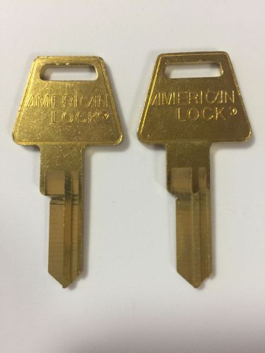 Pair of american padlock original key blanks for sale