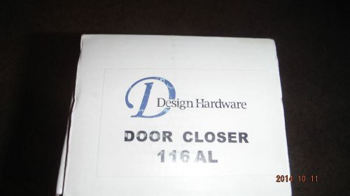 416 AL (1-6) Door Closer Silver Design Hardware