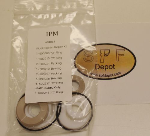 Ipm transfer pump fluid section repair kit - 601013 - for ip-02 pumps for sale