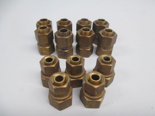Lot 13 new swagelok assorted brass tube fitting union d239512 for sale