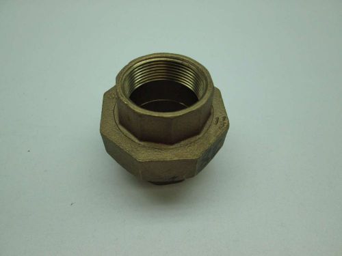 NEW 1-1/2IN BRONZE PIPE FITTING UNION D395090