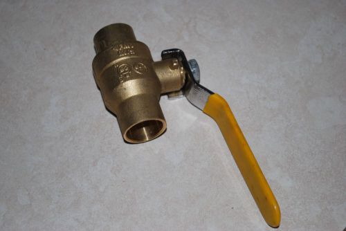 Triamf 600 wog 3/4&#034; ball valve sweat brass. for sale