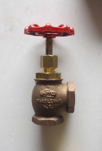 1/2&#034; united randleman brass angle valve 125 wsf 200 wog 126sul for sale