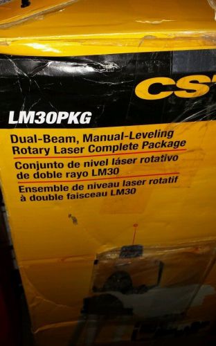 CST/berger 57-LM30PKG Complete Manual Leveling Laser Level Package