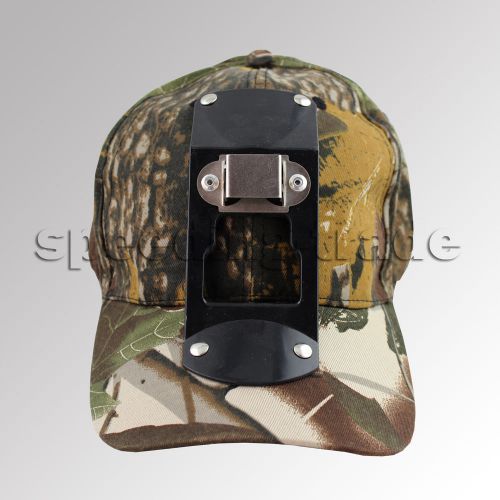 Camouflage Mining Headlamp Headlight Cap Hat for Camping Hunting Fishing #KD182