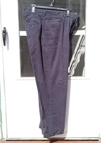 Lee Relaxed Straight Leg At The Waist Navy Blue Pants Size 14 Short