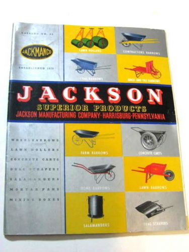 Vintage JACKSON Wheelbarrows Carts Store Trade Catalog 1949