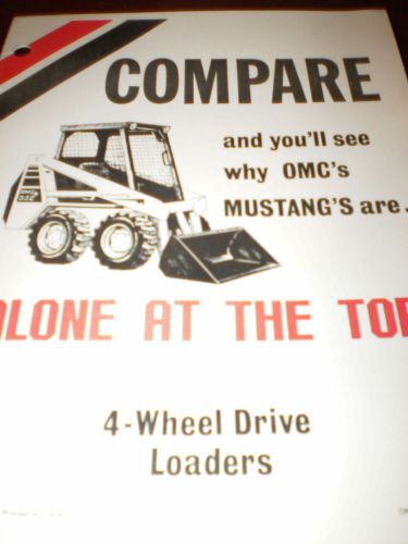 Mustang 4WD Loaders &amp; Fast-A-Tach Attachments Sales Brochures 2 items