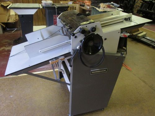 Rosback model 220a true line perforator and score clean machine for sale