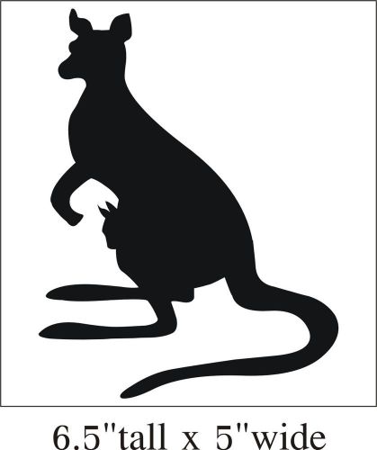Kangaroo Going No Where Funny Car Truck Bumper Vinyl Sticker Decal Decor - 1491