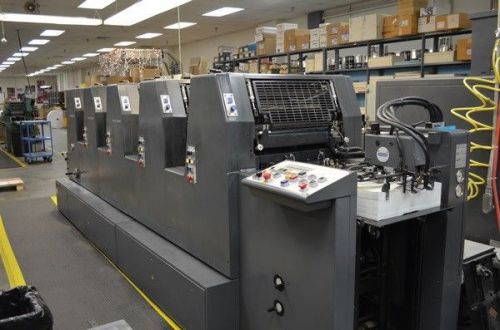 HEIDELBERG GTOF 52-5 ,   YEAR: 1993,  INSTALLED NEW IN 1994, ALCOLOR DAMP,