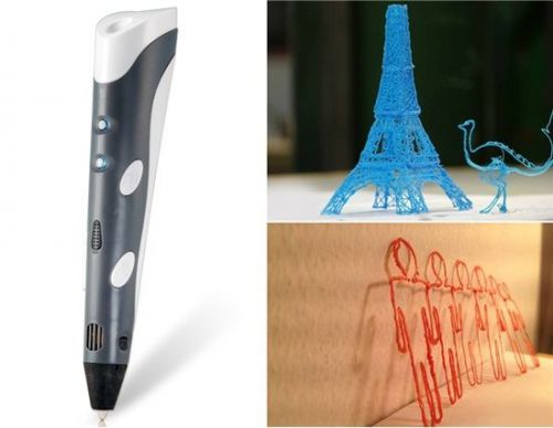 3D Stereoscopic Printing Pen For 3D Drawing + Arts + Crafts Printing Free yarn