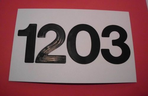 HOUSE NUMBER ADDRESS 5&#034; X 8&#034; SIGNS PERSONALIZED CUSTOM ENGRAVED OUTDOOR SIGN