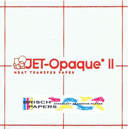 Inkjet transfer paper for dark fabric: neenah &#034;jet opaque ii&#034; (11&#034;x17&#034;) 25 ct for sale