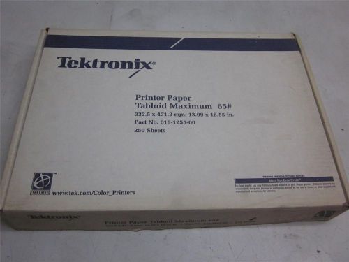 Tektronix Printer Paper Tabloid Maximum 016-1255-00 13.09 X 18.55 in. 250 Sheets