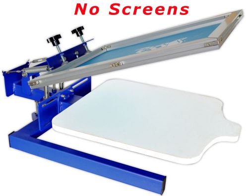 1 color screen press with adjustable pallet hobby screen printing machine 006039 for sale