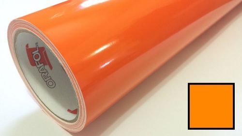 Pastel orange vinyl wrap graphics decal sticker sheet film roll overlay 24&#034; for sale