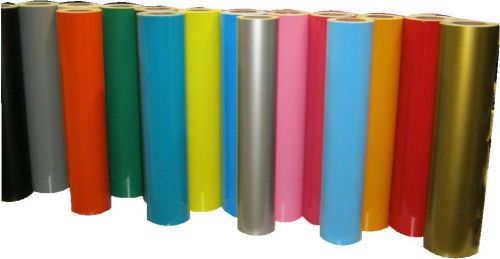 10 yards of any color glossy self adhesive vinyl for vinyl cutter plotter 5 year for sale