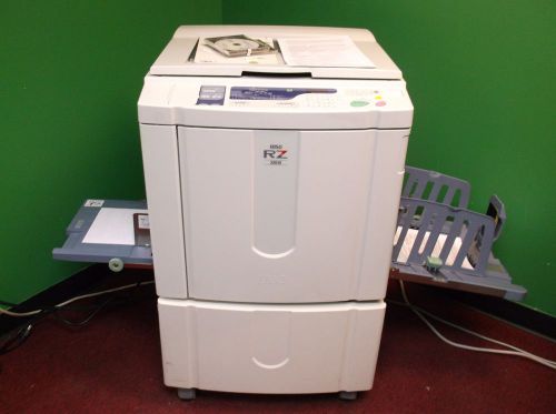 Riso RZ220 High Speed Digital Duplicator NETWORKED &amp; MAKING EXCELLENT PRINTS