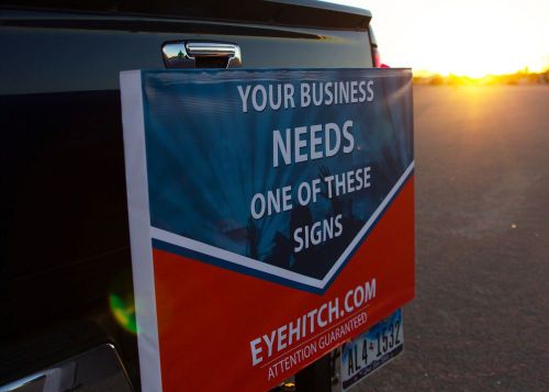 EyeHitch v2.0 lighted vehicle rear sign display
