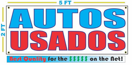 AUTOS USADOS Full Color Banner Sign NEW XXL Size Best Quality for the $ CAR LOT