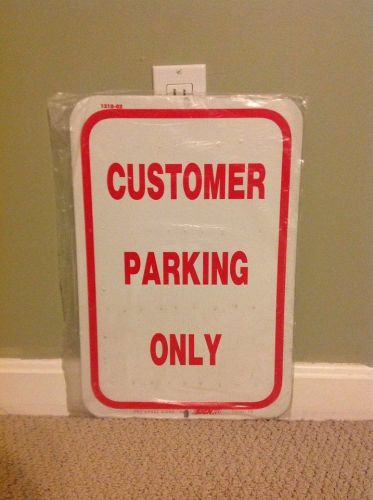 Set of two Pro-grade metal parking only sign&#039;s (sealed) by Sign-Ko