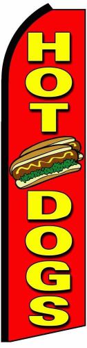 HOT DOGS  X-Large Swooper Flag - fd-0274