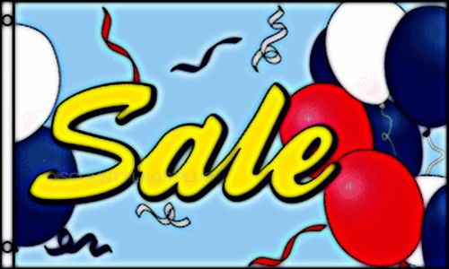 SALE Balloons Flag 3x5 Polyester