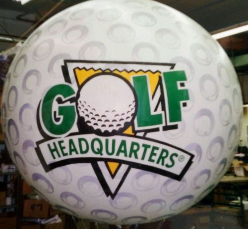 10ft helium inflatable golf ball with custom logo.
