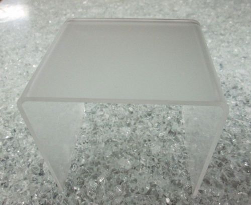 Qty 1 Frosted Acrylic Risers P95 1/8&#034; by 5&#034; x 5&#034; x 5&#034;