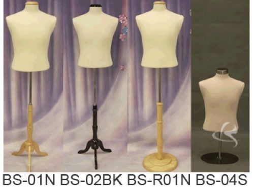 Male Mannequin Manequin Manikin Dress Form #MBSW+BS-01